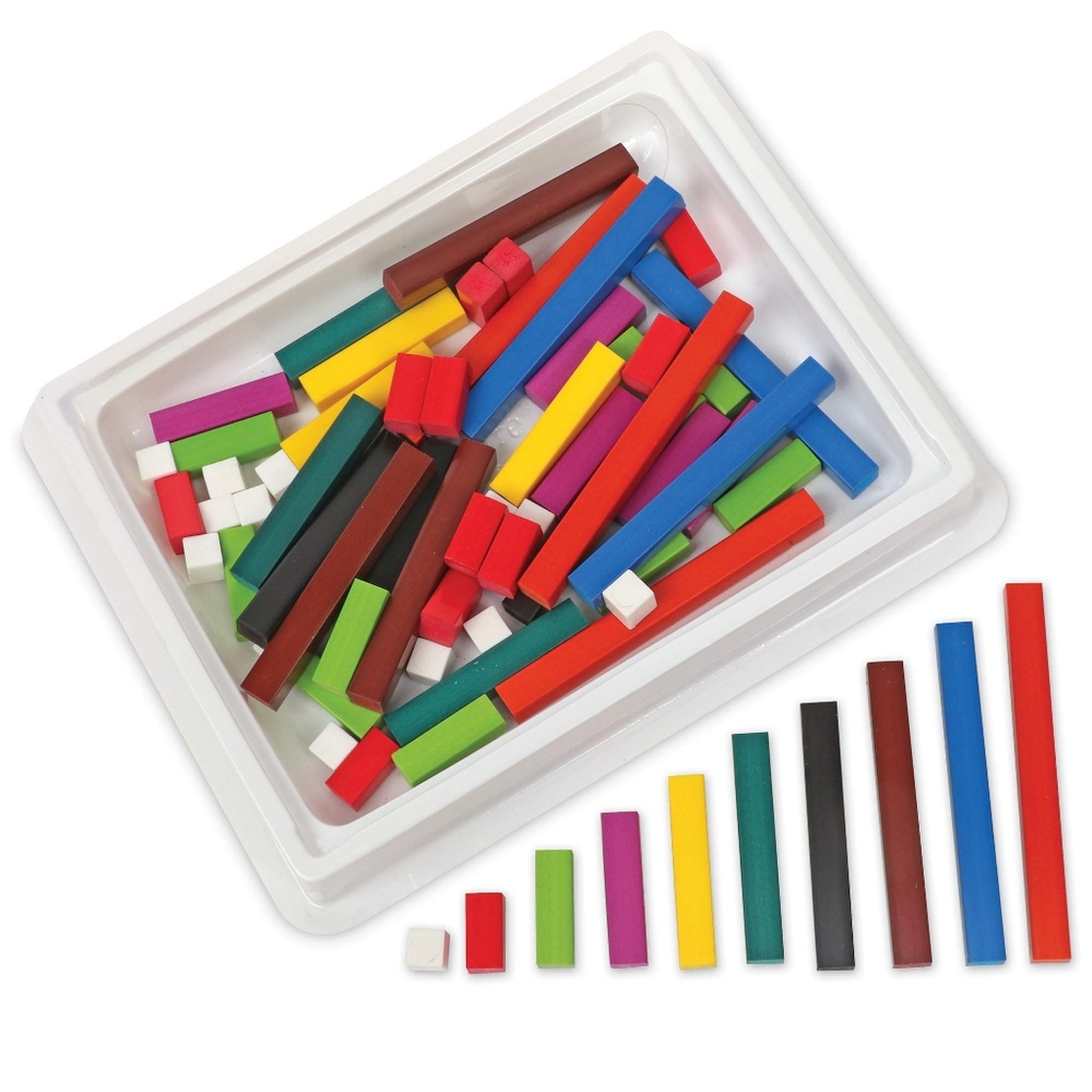 Cuisenaire Rods for studying math and  fractions, back to school!
